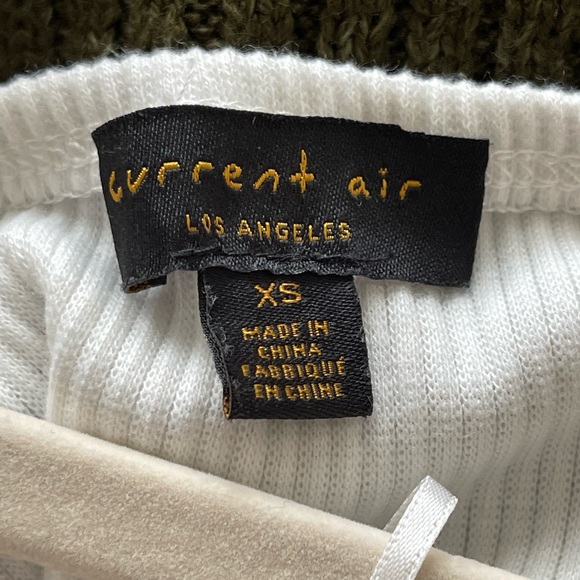 Anthropologie Current Air ribbed white halter top - Picture 5 of 7